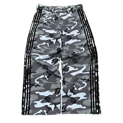 Y2K Baggy Jeans High Quality Embroidered Striped Harajuku Jeans Sweatpants Hip Hop Unisex Casual Wide Leg Denim Pants Streetwear